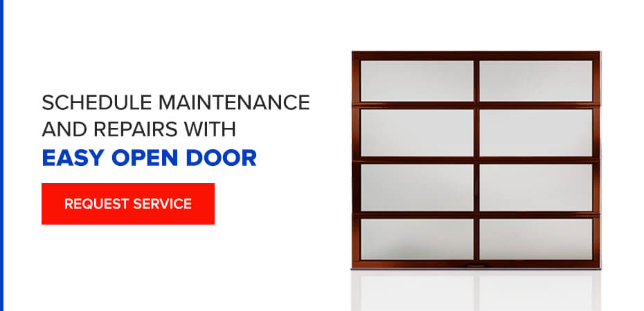 Schedule maintenance and repairs with Easy Open Door.