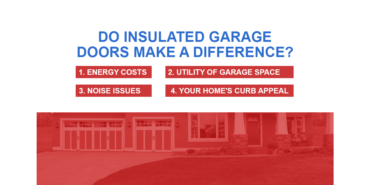 Do insulated garage doors make a difference?