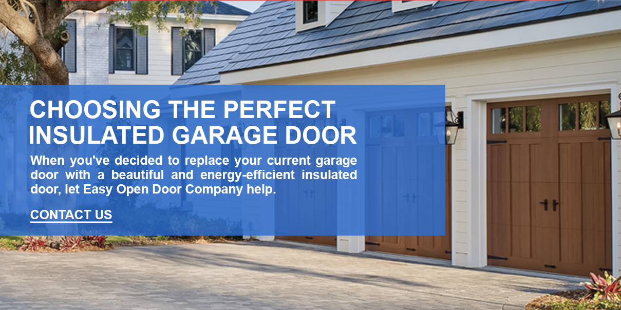 Choosing the perfect insulated garage door