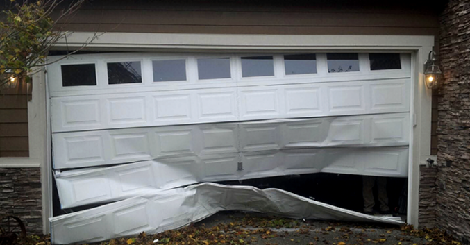 Fallen Garage Door