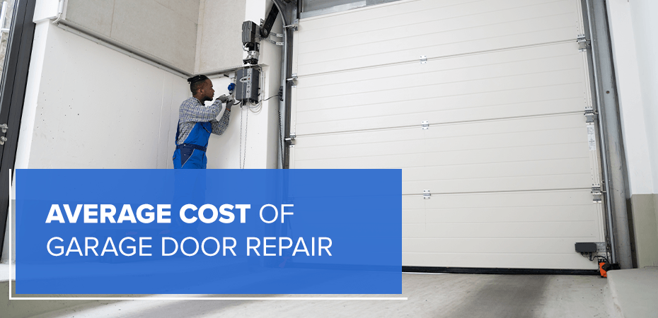 average cost of garage door repair